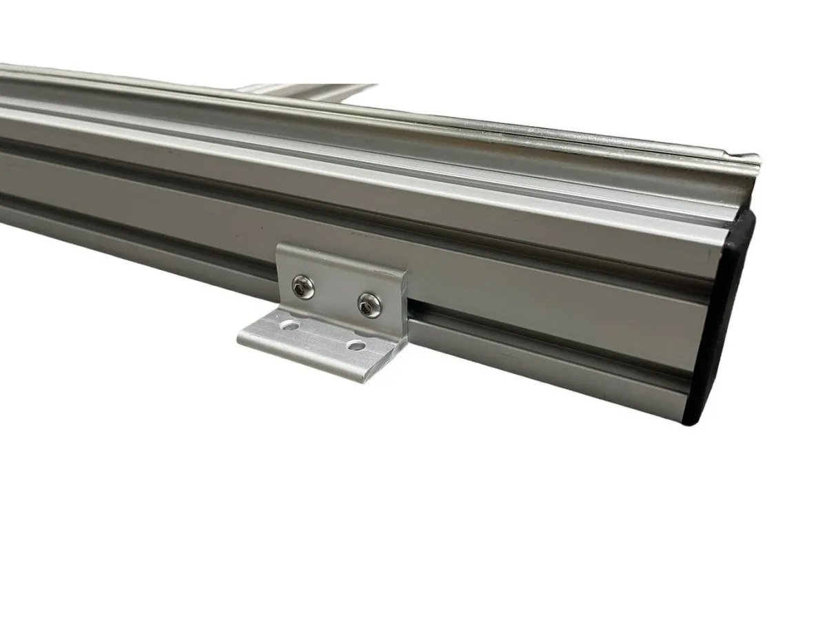 Markenlos Aluminium 90x40 cm Schiebegestell mit 2 Körben und Deckel< Heckauszüge