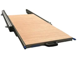 Markenlos Aluminium 90x40 cm Wohnmobil Schiebeframe mit Bodenplatte< Heckauszüge