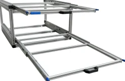 Markenlos Aluminium-Doppel-Heckauszug - 80×60 cm< Heckauszüge