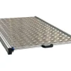 Markenlos Aluminium-Heckauszug 120x60 mit Aluminium-Riffelblech< Heckauszüge