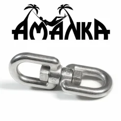 Amanka Hängematten^420 kg Hängesessel Drehwirbel