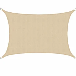 Amanka 3 x 4 HDPE Sonnensegel - Beige< Sonnensegel|Sonnensegel