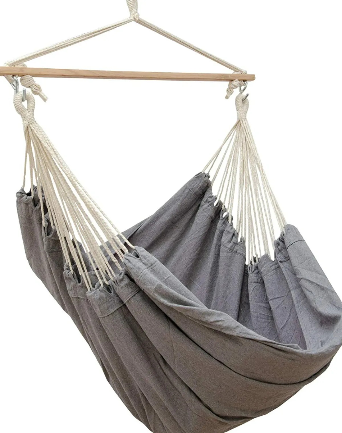 Amanka 185 x 130 Sicherheits Hängestuhl - Grey< Hängematten