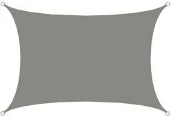 Amanka Sonnensegel|Sonnensegel^3 x 4 wasserabweisendes Polyester Sonnensegel - Grey