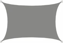 Amanka Sonnensegel|Sonnensegel-2 x 3 wasserabweisendes Polyester Sonnensegel - Grey