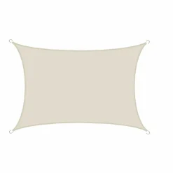 Amanka Sonnensegel|Sonnensegel-3 x 4 wasserabweisendes Polyester Sonnensegel - Beige