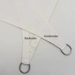 Amanka Sonnensegel|Sonnensegel-3 x 4 wasserabweisendes Polyester Sonnensegel - Beige