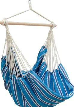 Amanka Hängematten-185 x 130 XXL Hängestuhl - Blue Grey