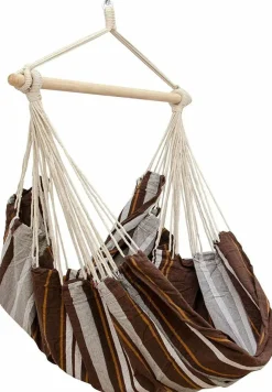 Amanka Hängematten^185 x 130 XXL Hängestuhl - Brown