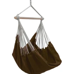 Amanka Hängematten-185 x 130 XXL Hängestuhl - Brown