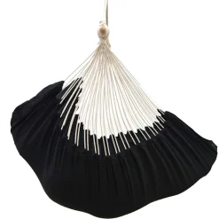 Amanka Hängematten-220 x 120 XXL Hängestuhl - Black