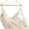 Amanka Hängematten-185 x 130 XXL Hängestuhl - Beige