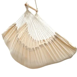 Amanka Hängematten-220 x 120 XXL Hängestuhl - Beige