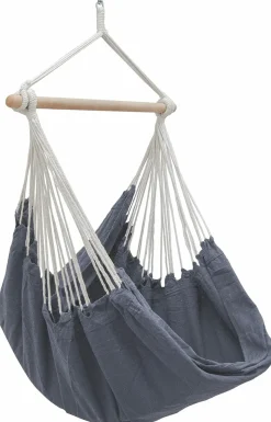 Amanka Hängematten-185 x 130 XXL Hängestuhl - Grey