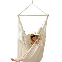 Amanka 185 x 130 XXL Hängestuhl - Ivory< Hängematten