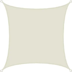 Amanka Sonnensegel|Sonnensegel-2x2 beiges wasserabweisendes Polyester Sonnensegel