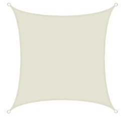 Amanka 3x3 beiges wasserabweisendes Polyester Sonnensegel< Sonnensegel|Sonnensegel