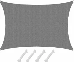 Amanka Sonnensegel|Sonnensegel^1x2m graues HDPE wasserdurchlässiges Schattennetz