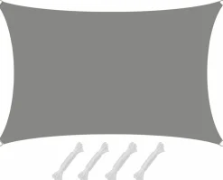 Amanka 1x2m graues Polyester wasserdichtes Schattennetz< Sonnensegel|Sonnensegel