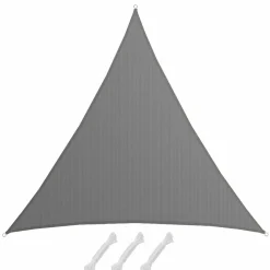 Amanka Sonnensegel|Sonnensegel^8x8x8m graues HDPE wasserdurchlässiges Schattennetz