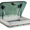 Markenlos AOYI Skylight LED 40x40 cm dachluke mit dauerbelüftung - Smoke< Dachluken