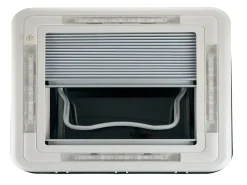 Markenlos AOYI Skylight LED 40x40 cm dachluke mit dauerbelüftung - Smoke< Dachluken