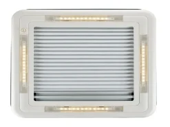 Markenlos AOYI Skylight LED 40x40 cm dachluke mit dauerbelüftung - Smoke< Dachluken