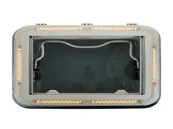 Markenlos AOYI Skylight LED 70x50 cm dachluke mit dauerbelüftung - Smoke< Dachluken