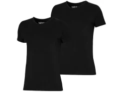 Apollo Shirts-Bamboo Basic O-Neck Black Herren T-shirt