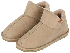 Apollo Wanderschuhe-Damen Hausschuhe - Suede Beige
