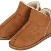 Apollo Damen Hausschuhe - Cognac< Wanderschuhe