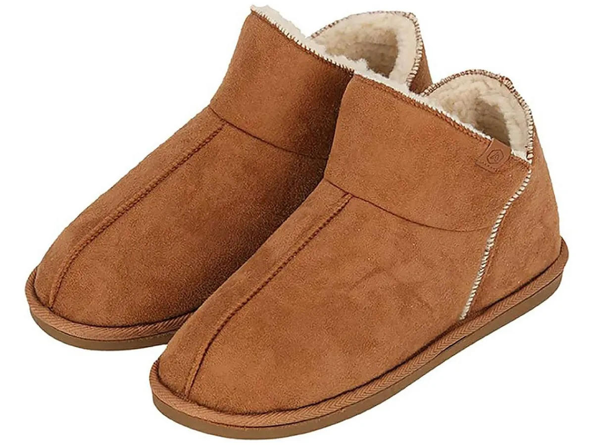 Apollo Damen Hausschuhe - Cognac< Wanderschuhe