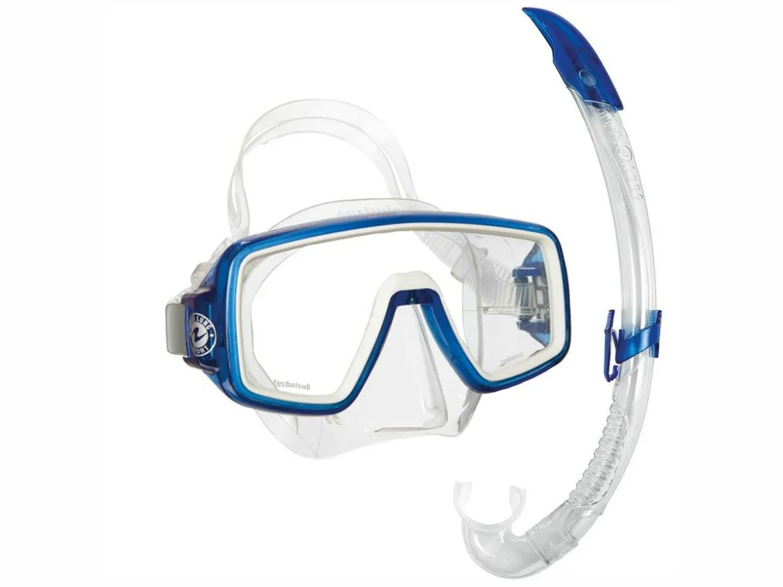 Markenlos Schnorcheln & Tauchen^Aqua Lung Sport Planet LX Schnorchelset - Blue