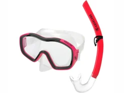 Markenlos Schnorcheln & Tauchen-Aqua Lung Sport Raccoon Combo Schnorchelset - Red