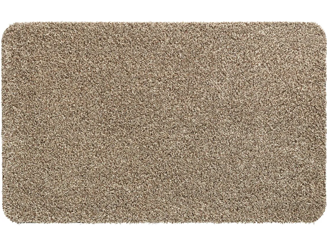 Hamat Baumwoll-Fußmatten-Aqua stop 60 x 40 cm Fußmatte - Beige