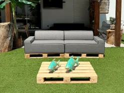 K'Foam Store ARKO Doppel-Modulsofa - 240x80cm Grau< Lounge Sets