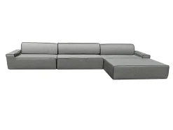 K'Foam Store Lounge Sets^ARKO Dreifach-Chaiselongue-Modulsofa - 360 x 160 cm Grau