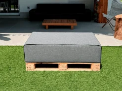 K'Foam Store ARKO Modularer Sofa-Pouf - 120x80cm Grau< Lounge Sets