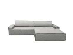 K'Foam Store Lounge Sets-ARKO Modulares Sofa Doppel-Chaiselongue - 240x160cm Grau