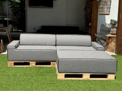 K'Foam Store Lounge Sets-ARKO Modulares Sofa Doppel-Chaiselongue - 240x160cm Grau