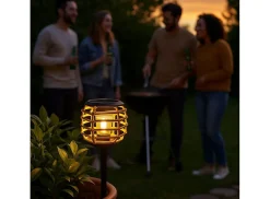 Markenlos Arti Casa Solar Bambus Bodenleuchten< Campinglampen Aufladbar|Campinglampen Aufladbar