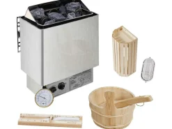 Juskys Spa-Artsauna Spitzbergen Außensauna - 6000 Watt
