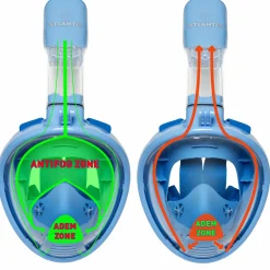 Atlantis 2.0 Full Face Mask Kids Kinder Schnorchelmaske - Blue< Schnorcheln & Tauchen