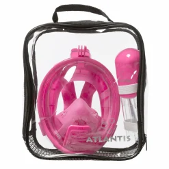 Atlantis Schnorcheln & Tauchen-2.0 Full Face Mask Kids Kinder Schnorchelmaske - Pink
