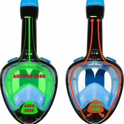 Atlantis Schnorcheln & Tauchen^2.0 Schwarz S/M Erwachsene Schnorchelmaske - Blue