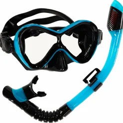 Atlantis Schnorcheln & Tauchen-Abaco Kinder Schnorchel-Set - Black/Blue