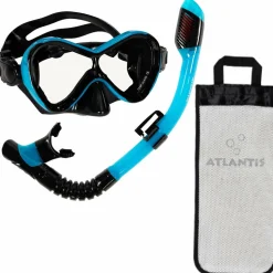 Atlantis Schnorcheln & Tauchen-Abaco Kinder Schnorchel-Set - Black/Blue