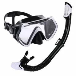 Atlantis Schnorcheln & Tauchen-Borneo Erwachsene Schnorchel-Set - Black