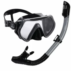 Atlantis Borneo Erwachsene Schnorchel-Set - Grey< Schnorcheln & Tauchen