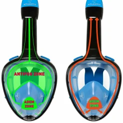 Atlantis Schnorcheln & Tauchen^Full Face L/XL Erwachsene Schnorchelmaske - Blue